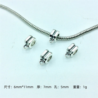 Alloy Bead-hanger Spacer Beads Large Hole 200pcs 11