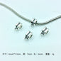 Alloy Bead-hanger Spacer Beads Large Hole 200pcs 11