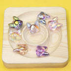 Transparent Plating Corgi Acrylic Beads 18mm Iridescent 20pcs 4