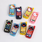 Hello KT & Pingu Phone Acrylic Square Beads 40mm 10pcs 5