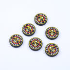 Silicone Focal Beads NBA Team Featuring Logos and Bold Colors 20pcs 4