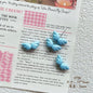 Chubby Wing Metal Beads 17mm Glossy Enamel Finish 10pcs 12