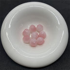 Czech Glass Half Hole Beads 12mm Gradient Peach Colors 100pcs 3