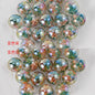 Shimmer Butterfly Inside Round Resin Beads 16mm Mixed Colors 20pcs 13