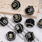 Dollar Bill Ball Rhinestone Beads 19mm Clustered Stones 5pcs 9