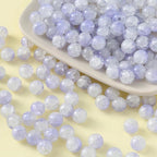 Gradient Crackle Round Glass Beads 10mm Pastel Mixed Colors 100pcs 20