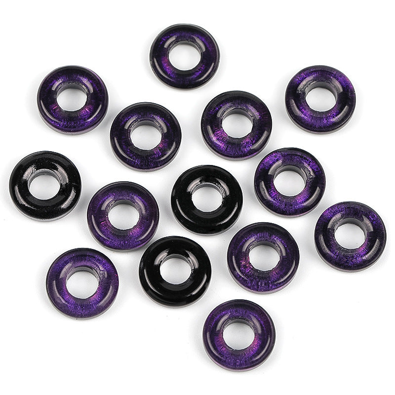 Glass Circle Spacer Beads 10mm Transparent 50pcs 10