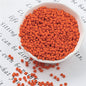 Frosted Seed Glass Beads 3mm Soft Matte Colors 1400pcs 5