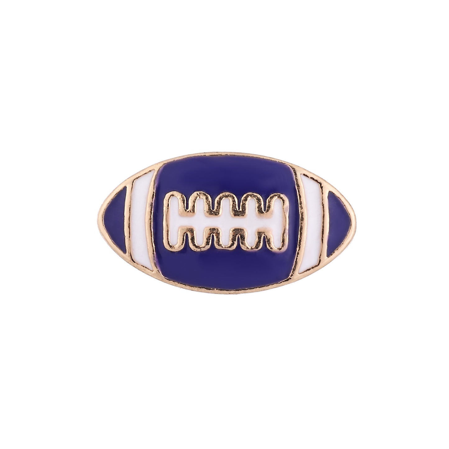 Rugby Series Metal Beads Enamel Painted Zinc Alloy 50pcs 12
