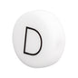 12mm Silicone Letter Beads Flat Round Alphabet Options 20pcs 8