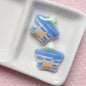 Star Shaped Acrylic Beads 25mm Fairy Tale Pattern Printed 10pcs 8