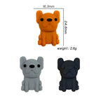Silicone 3D Focal Beads Puppy Playful Pup Faces Vibrant Colors 20pcs 2