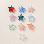 Lampwork Glass Beads Irregular Starfish 15mm Translucent Colors 20pcs 3