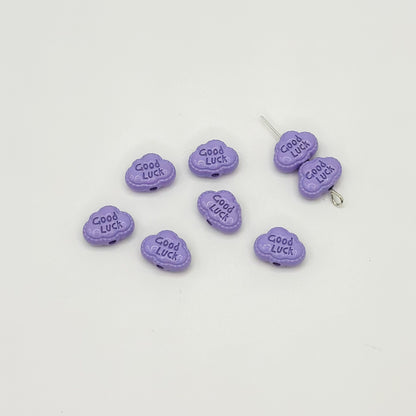 Cartoon Cloud Metal Beads 12mm Painted Alloy 20pcs 16