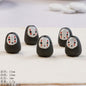 Hand Painted Animal Ceramic Beads Colorful Assorted Shapes 5pcs 15