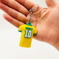 PVC Football Jersey Keychain Vibrant Sports Team Colors 8