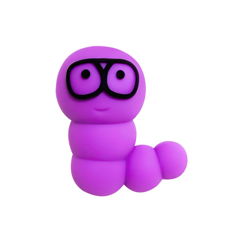 Silicone 3D Focal Beads Caterpillar Segmented Body Glasses 20pcs 7