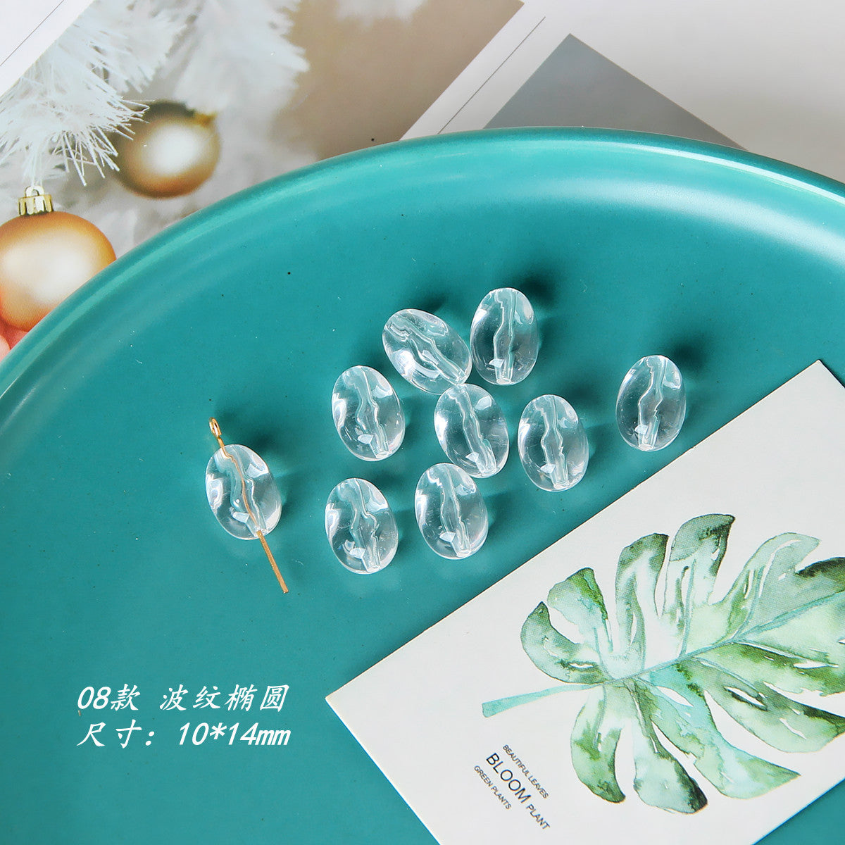 Transparent Butterfly Flower Star Acrylic Beads Single Piece Summer Series 13