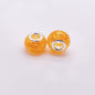 Acrylic Spacer Beads 14mm Crackle Large Hole 50pcs 11