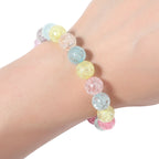 Crackle Acrylic Beads 6-12mm Transparent Pastel Colors 100pcs 4