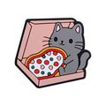 Silicone Focal Beads Cat Eating Pizza and Sleeping on Books 20pcs 5