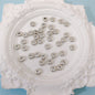 Alloy Round Spacer Beads 6mm 4mm Glossy Tibetan Style 100pcs 6