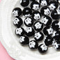 Hand-Painted Halloween Pumpkin Ghost Acrylic Beads 16mm 23
