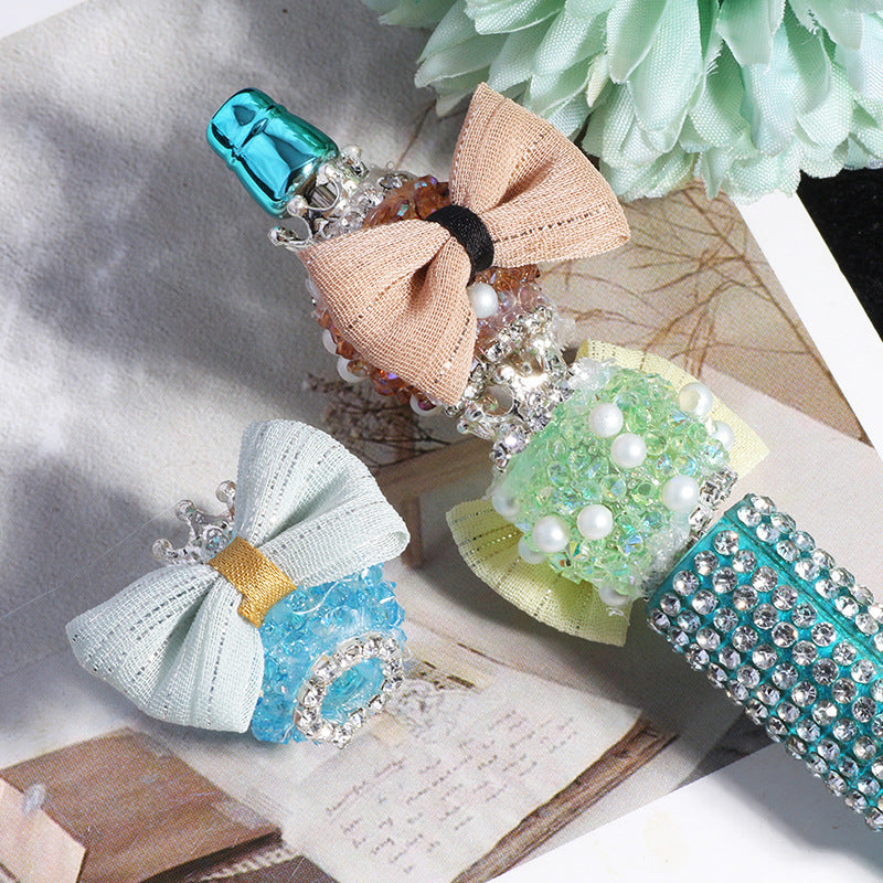 Embellished Bubblegum Beads 23mm Sugar Bow Design 5pcs