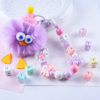 Macaron Color Balloon Square Acrylic Beads 14mm UV Plating 50pcs 3