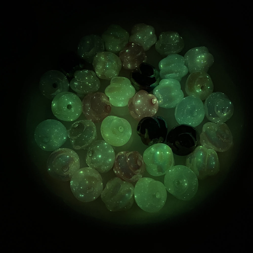 Glow Twisted Acrylic Beads 16mm Pastel Plating 20pcs 2