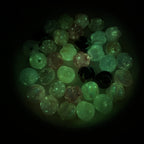 Glow Twisted Acrylic Beads 16mm Pastel Plating 20pcs 2
