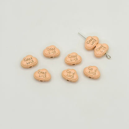 Cartoon Cloud Metal Beads 12mm Painted Alloy 20pcs 12