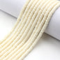 Flat Clay Beads 6mm Solid Color Smooth Polymer Disc 10strands 3