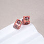 Tiny Cartoon Pattern Printed Acrylic Square Beads 10mm Glossy 30pcs 4