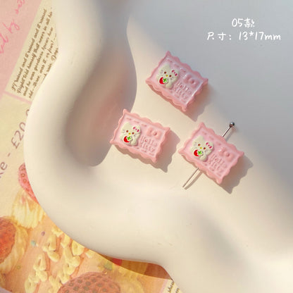 Character Metal Beads 17mm Hello Kitty Doll Head & Stamp Alloy 10pcs 6