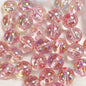 Clear Round Acrylic Beads 16mm UV Plated Rainbow Shimmer 200pcs 7