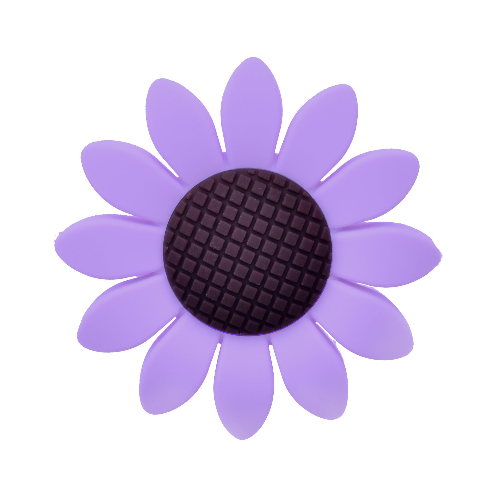 Silicone Focal Beads Sunflower Soft Petal Detailed Center 10pcs 14