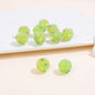 Rhinestone Bubblegum Beads 16-20mm Colorful Resin Sparkle 10pcs 8