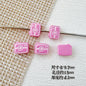 Camera Milk Carton Painted Metal Beads Glossy Enamel 20pcs 12