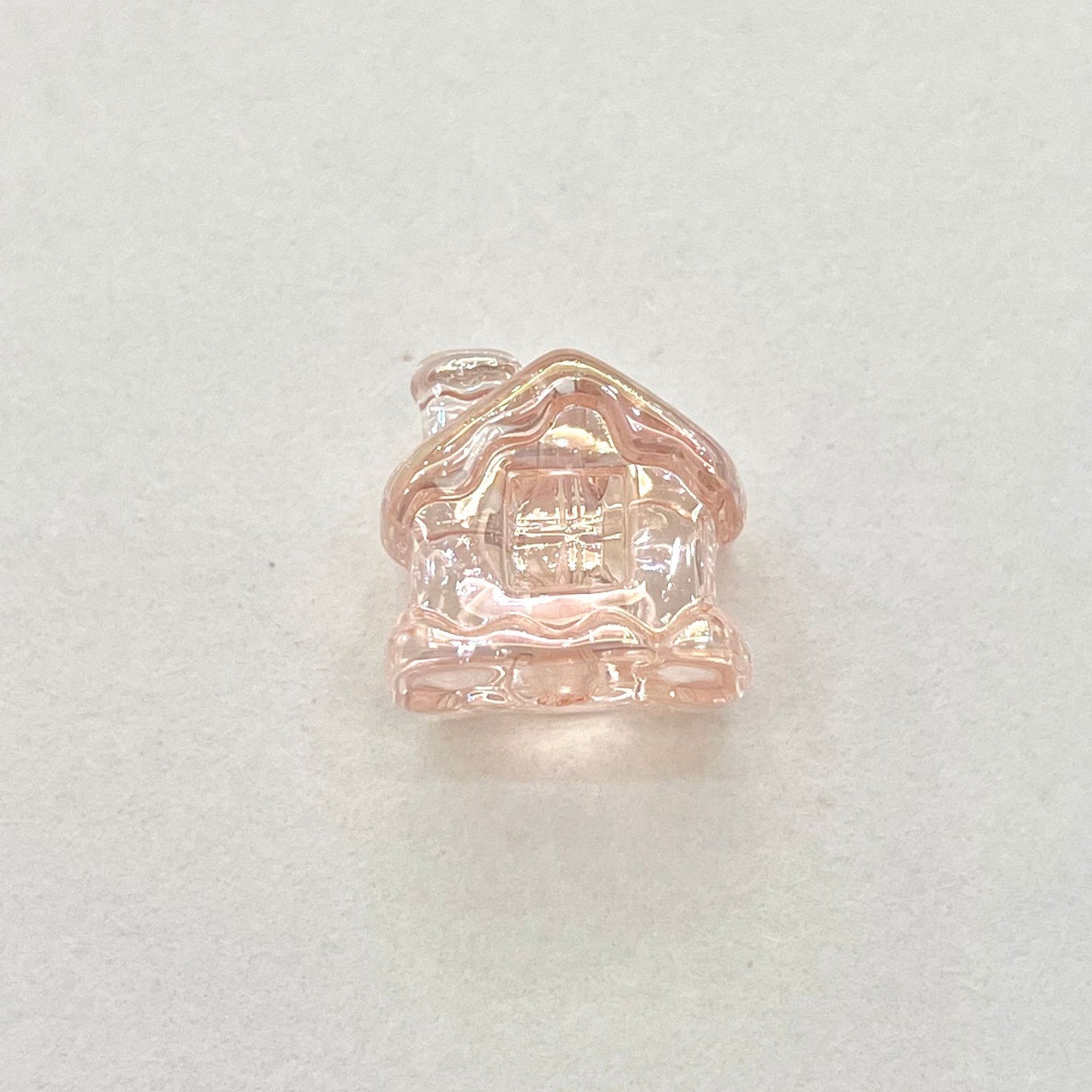 Transparent Snow House Acrylic Beads 20mm Assorted Colors 10pcs 12