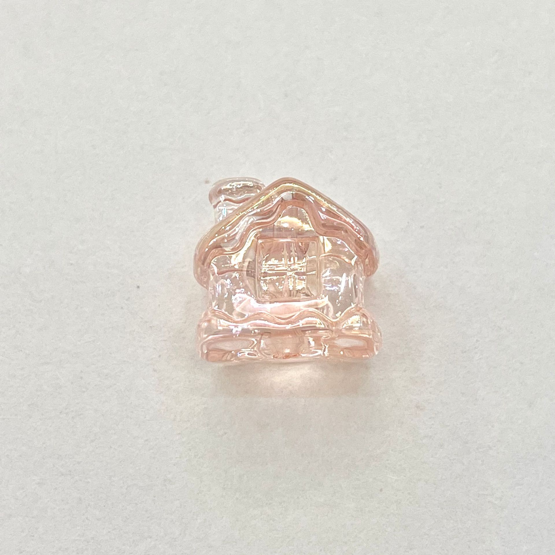 Transparent Snow House Acrylic Beads 20mm Assorted Colors 10pcs 12