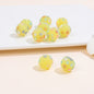 Rhinestone Bubblegum Beads 16-20mm Colorful Resin Sparkle 10pcs 9
