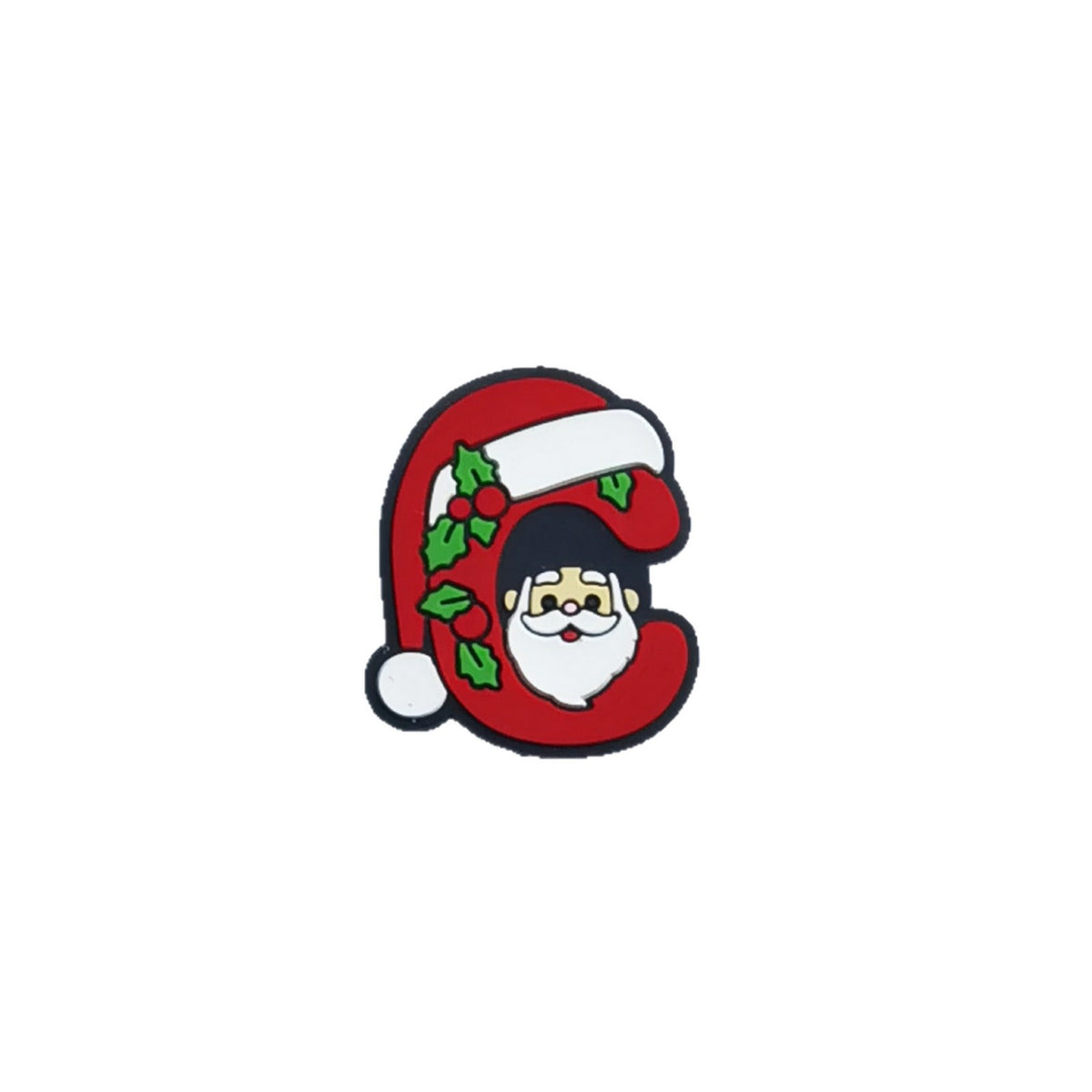 Silicone Focal Beads Christmas Santa Claus ABC Letters 20pcs 8