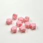 Colored Four-Hole Acrylic Beads Large Hole Chunky Mixed Finishes 100pcs 25