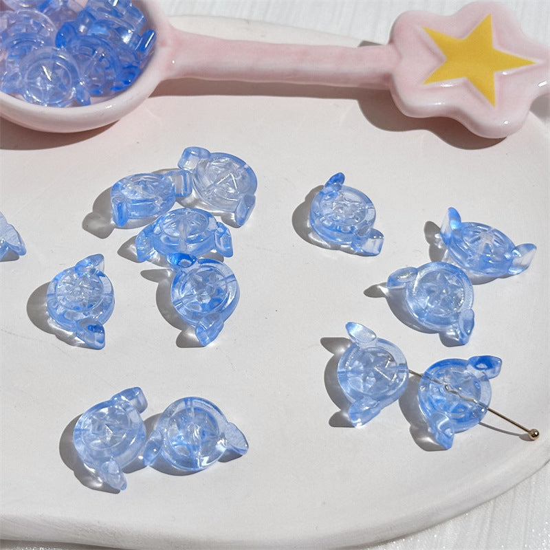 Electroplated Czech Glass Beads Star Shape 14mm Lavender 100pcs 10