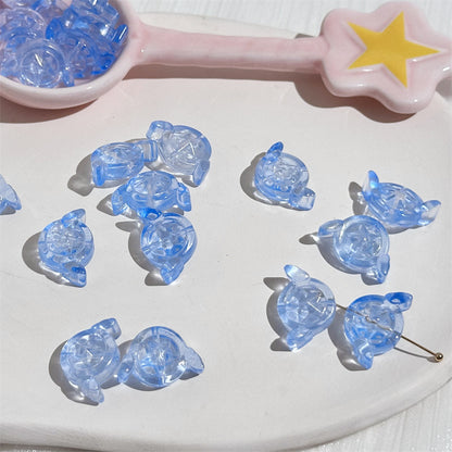 Electroplated Czech Glass Beads Star Shape 14mm Lavender 100pcs 10