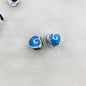 Heart Enamel CCB Plastic Acrylic Beads 12mm Colorful Mixed 50pcs 7