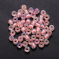 Glow In The Dark Seed Glass Beads 3mm Multicolor Stripes 1800pcs 20
