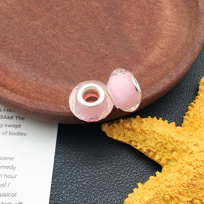 Resin Spacer Beads Pink Tone 40pcs 18