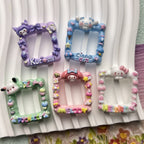 Bright Cute Sanrio Photo Frame Plastic Resin Bead Frames 10pcs